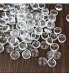 Glass Flat Marbles 0.75" Gemstone Beads Vase Fillers, Pack of 18 lbs