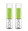 glass candle holder open ended bottomless chimney tubes