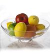 Glass Footed Fruit Bowl H-4.5" D-12" Terrarium Kitchen Pedestal Centerpiece