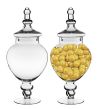 2 pcs Glass Candy Buffer Jar H-14.75" - 25" Apothecary (Multiple Sizes)