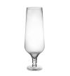 21.75" Decorative Champagne Flute Stem Glass Hurricane Vase (Free Shipping)
