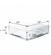Square Glass Vase H-3.25"  Open-10"x10" (Free Shipping)
