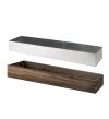 Wood Rectangle Planter Box With Metal Zinc Liner (H:3" Open:24"x6") - Free Shipping