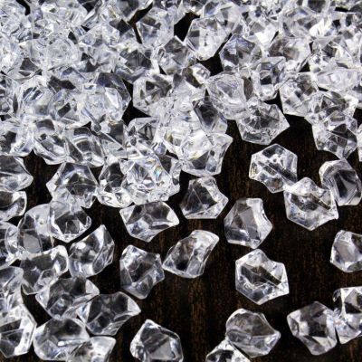 Violet Acrylic Vase Filler Ice Rocks