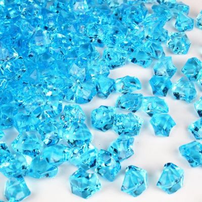 Blue Acrylic Crushed Ice Bowl Vase Fillers