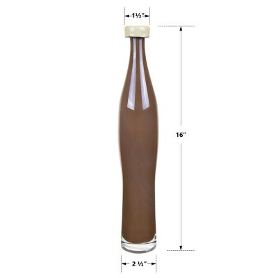 brown vase decorative bottle brandy Cognac Chocolate Vase