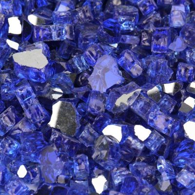 Clear Glass Flat Gemstone Bowl and Vase Fillers