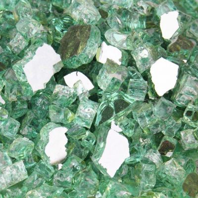 Clear Glass Flat Gemstone Bowl and Vase Fillers