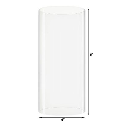 10" Hurricanes Candle Shade Chimney with 3" Open Ended Tube