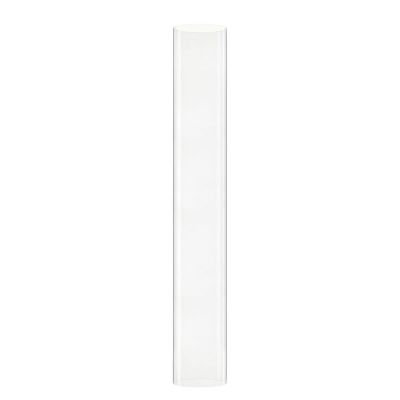H-24", D-4.75" Open-Ended Glass Hurricane Candle Shade Chimney Tube