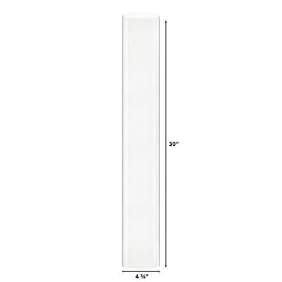 H-24", D-4.75" Open-Ended Glass Hurricane Candle Shade Chimney Tube