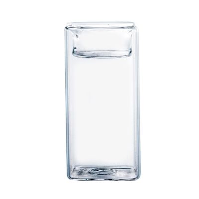 4.75" Tealight Square Glass Reversible Candle Holder