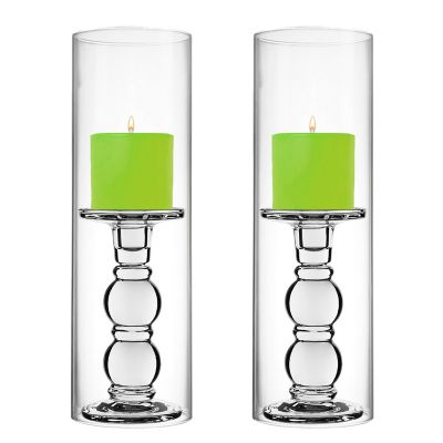 glass candle holder open ended bottomless chimney tubes