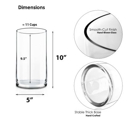 glass cylinder vase
