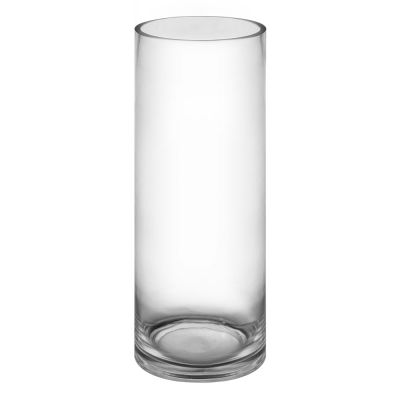 14" Decorative Glass Cylinder Candle Holder Vases