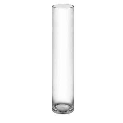 28" Decorative Glass Cylinder Candle Holder Vases