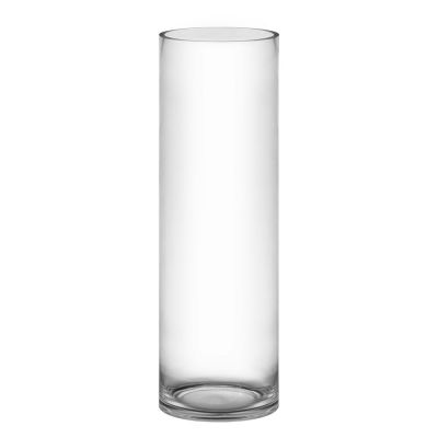 20" Decorative Glass Cylinder Vase