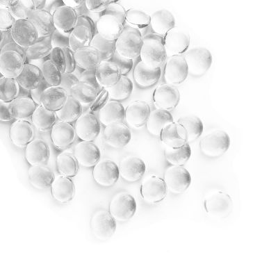 Clear Glass Flat Gemstone Vase Fillers