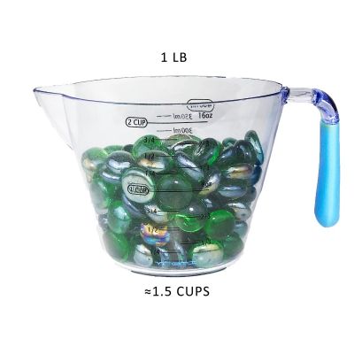 Green Flat Gemstone Bowl and Vase Fillers