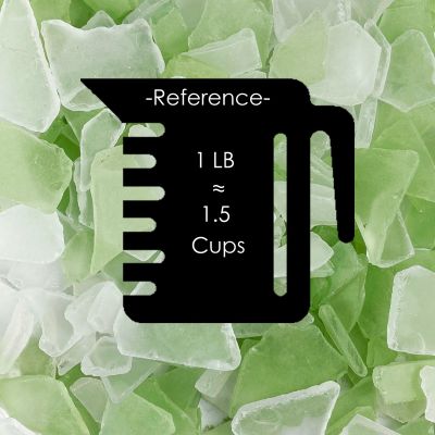flat sea glass vase filler table scatters