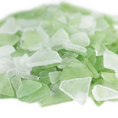 flat sea glass vase filler table scatters