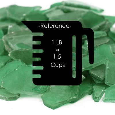 flat sea glass table scatters vase fillers