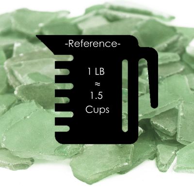 flat sea glass table scatters vase fillers