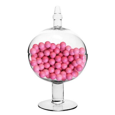 16 Inch Tall Clear Apothecary Jar Candy Buffet Container