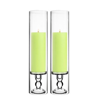 glass candle holder chimney tubes sleeves