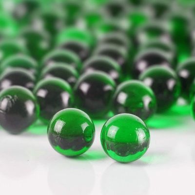 Black Glass Marbles Bowl and Vase Fillers