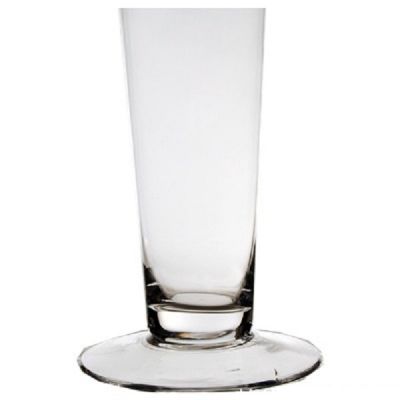 20" Clear Glass Trumpet Centerpiece Vase