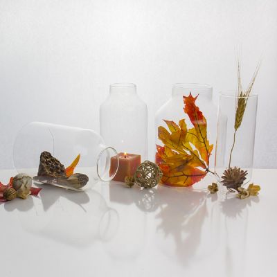 16 pcs Glass Chimney Shade Hurricane Candle Holder 8" x 4.75"