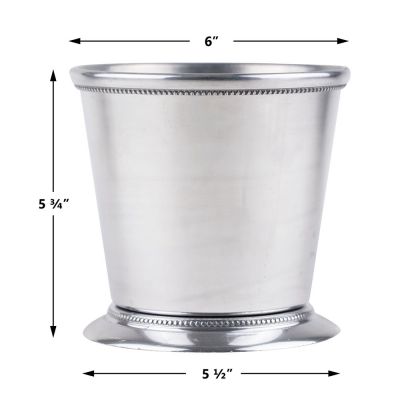5.75" Aluminum Silver Mint Julep Cup