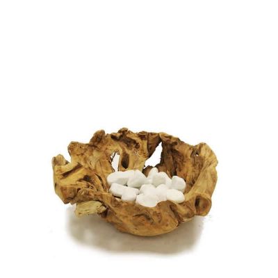 Driftwood Wide Bowl Pot. D-12"