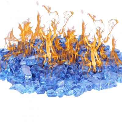 Clear Glass Flat Gemstone Bowl and Vase Fillers