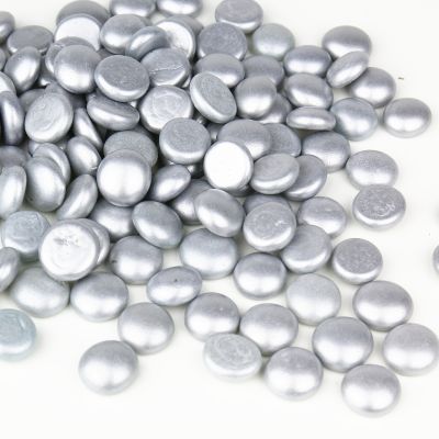 Silver Flat Gemstone Bowl and Vase Fillers