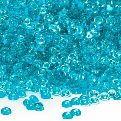 0.25" Blue Vase Filler Acrylic Rain Drops