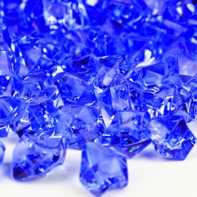Black Acrylic Vase Filler Ice Rocks