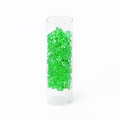 Green Acrylic Crushed Ice Bowl Vase Fillers