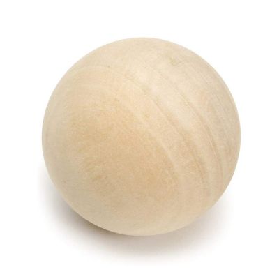 4.5" Decorative Wood Ball for Craft