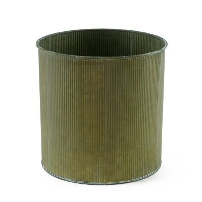 Zinc Metal Cylinder Planter Vase | Set of 6 Sizes H-3" - 8"